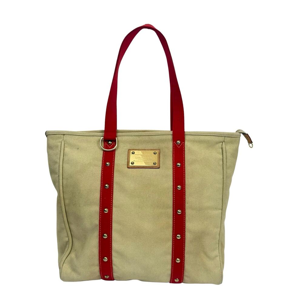 Louis Vuitton Monogram Coated Canvas Tote – Excellent Condition, Luxury Icon